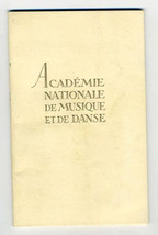 Boris Gudinov Program Paris 1937 Academie Nationale - $39.56