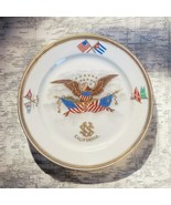 Antique USS California Battleship Limoges China Plate Eagle Flag America... - $684.38 CAD