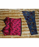 LuLaRoe - Teal Leggings w/Coral White Floral Print - Sz OS - $20.50 CAD
