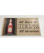 Heinz tomato ketchup 57 years of Heinz 57 varieties metal sign - €38,18 EUR