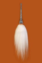 DH Metall Chawar/Chavar/Chawar Sahib für Mandir und Gurudwara Pooja (weiß). - $35.86