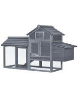 PawHut 59 Chicken Coop: 2-Door Hen House - $308.33 CAD