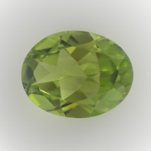 Natural Peridot Oval Faceted Cut 9X7mm Parrot Green Color VVS Clarity Lo... - £44.90 GBP