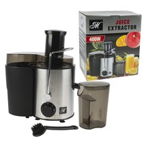 Juicer Extractor Machine 400w 2 Speed Centrifugal for Fruit Vegetable in Black - £34.15 GBP