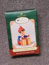 Elf Ready For Delivery Ornament Hallmark Keepsake Ornament Collectors Club Iob - £3.47 GBP