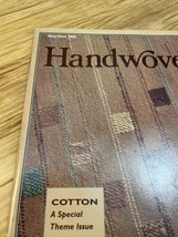 Vintage Handwoven Magazine May June 1993 Cotton Special Theme Issue KG - £9.52 GBP