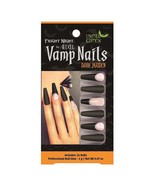 Fright Night By Ardell Halloween Vamp Nails Includes Glue Dark Maiden 24... - $13.44 CAD