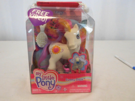 My Little Pony G3 Sunny Daze Toy Figure + Special Charm + Video Rare NIB - £35.98 GBP