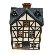 Vintage Handmade Getex RJ Original Clay Cottage Tealight Lamp Bernkastel Germany - £40.37 GBP