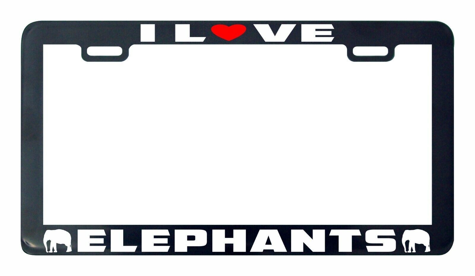 I Love Elephants License Plate Holder-
show original title

Original Tex... - $6.26