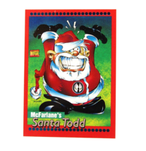 VTG 1992 Wizard Image Comics Todd McFarlane Santa Todd Christmas Card Spawn HTF - £4.75 GBP