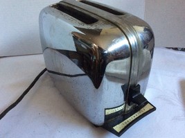 VTG 1940&#39;s Chrome Toastmaster bread waffle Toaster 2 Slice Automatic Pop... - $42.75