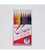 VTG Marvy LePlume 1100 All In One 8Ct Pen Markers Brush Colors Brush Art... - $296.10 MXN