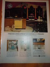 Vintage General Electric Dishwasher Print Magazine Advertisement 1965 - £4.68 GBP