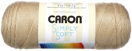 Spinrite Caron Simply Soft Solids Yarn Bone 1 Pack of 2 Skein - $684.95 MXN