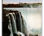 Horseshoe Falls From Goat Island Niagara Falls NY New York UNP DB Postca... - $1.93