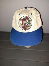 Vintage Tom and Jerry Hat Cap Snapback White Sizzler 1994 90&#39;s Cartoon - $14.99