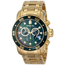 Invicta IN0075 Mens Swiss Pro Diver Large Heavy Gold Tone Stainless Steel Watch - £162.82 GBP