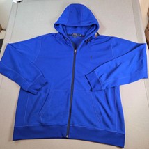 Polo Ralph Lauren Performance Hoodie XL Blue Full Zip Sweatshirt - $19.99