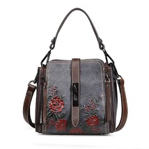 2022 New Vintage Embossing Leather Shoulder&amp;crossbody Bags Leisure Small Bag Cow - £95.40 GBP