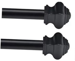 Curtain Rods for Windows 32-48 inch, 5/8&quot;Curtain Rods 2 32&quot;-48&quot;（2pack） B... - £10.58 GBP
