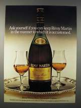 1979 Remy Martin Cognac Ad - Ask Yourself - $18.49