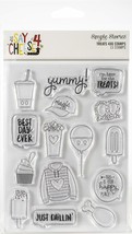 Simple Stories Say Cheese 4 Treats 15 Stamps Sweet Salty Best Day Ever Yummy Fun - £11.79 GBP