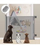 Retractable Baby Gate Extra Wide Safety Kids or Pets Gate 33 Tall Extend... - £73.07 GBP