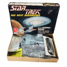 Star Trek The Next Generation U.S.S. Enterprise Starship Model Kit AMT New READ - £53.14 GBP