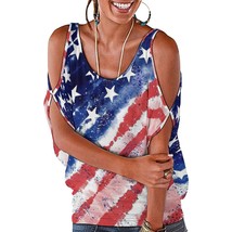 Mondxflaur Stars Sleeveless T Shirts for Women Loose Fit Elegant Top Clo... - $22.99