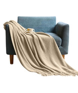 Anyhouz 127*172cm Khaki Blanket Home Decorative Thickened Knitted Corn G... - $1,075.19 MXN
