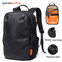 Tangcool Backpack Canvas Capacity 15 inch Laptop Backpack Multifunctional Backpa - £102.59 GBP