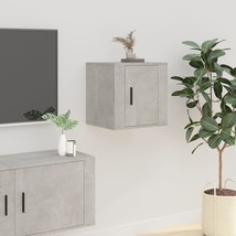 Wall Mounted TV Cabinet Concrete Grey 40x34,5x40 cm - £17.96 GBP