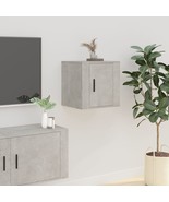 Wall Mounted TV Cabinet Concrete Grey 40x34,5x40 cm - £17.98 GBP