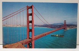 The Golden Gate Bridge Shining Like a Pearl Marino Brothers Postcard A7 - $3.95