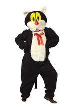 Mascot halloween costume unisex black cat handmade - £103.11 GBP