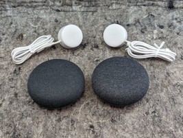 Works Great 2 x Google Home Mini Smart Speaker (HOA) - Black (T2) - £22.01 GBP