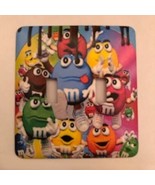 M &amp; M s Metal Light Switch Cover m&amp;ms Double Toggle - $9.25