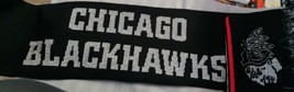 Forever Collectibles NHL Chicago Blackhawks 2 Sided Knit Wordmark Logo Scarf - £12.90 GBP