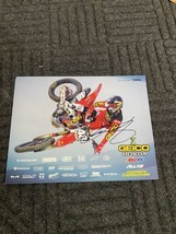 Christian Craig #48 Geico Honda Signed Racing Double Sided Small Poster - £13.12 GBP