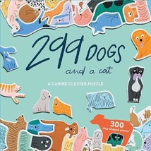 299 Dogs (And a Cat) 300 Piece Puzzle: A Canine Cluster Puzzle Maupetit,... - £26.63 GBP