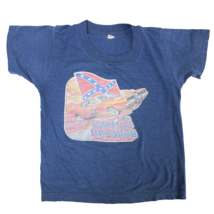 VTG 1982 Dukes of Hazzard Kids T-Shirt Navy Blue PolyCotton Sz 6-8 Retro... - $44.50