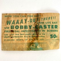 Vintage Bobby Caster Waaay Out There Bobbers Insert Paper Brochure Instr... - £10.35 GBP