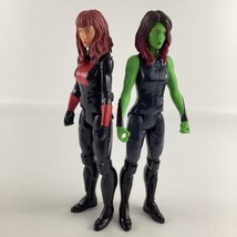 Marvel Guardians Galaxy Gamora Avengers Black Widow 11&quot; Action Figures Toy Lot - $39.55