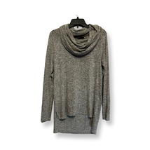 Gibson Womens Tunic Top Gray Marled Long Sleeve Convertible Neck High Lo... - $26.86