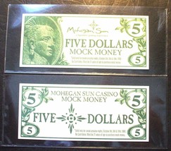 (1) $5. Mohegan Sun Casino Fun Nite Bill - 1996 - Mint Condition - £13.33 GBP