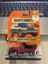 MatchBox in Blister Pack - Series 2 - #11 - Maintenance Truck - Red - $8.90