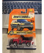 MatchBox in Blister Pack - Series 2 - #11 - Maintenance Truck - Red - $169.42 MXN