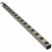 Commercial Grade 12 Outlet Surge Power Strip with Circuit Breaker - 6 ft... - £35.51 GBP