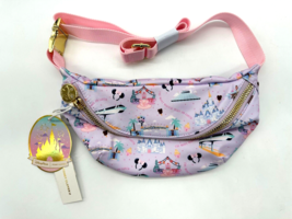 Disney Parks Stoney Clover Lane WDW Classic Belt Fanny Bag Pink Castle N... - $206.90